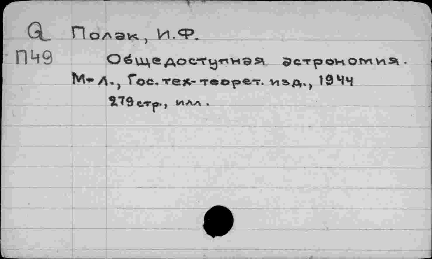 ﻿ПМ9	> 1 О/	^ax , ю.'т'. О й щ а до сТупх э л	5СТр ОН Qtvi MSi .
I		Гос, тех- теоре-,	У|2»Д., 19 Чч
		Î.7Q е-гр. t и» ал .	